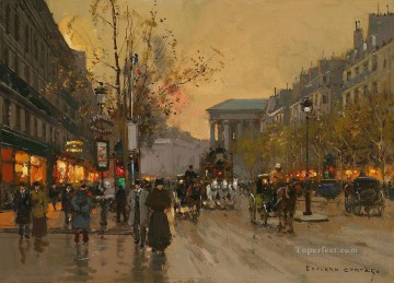 EC boulevard de la Madeleine 10 パリジャン Oil Paintings
